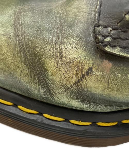 Dr.Martens（ドクターマーチン）Dr.Martens (ドクターマーチン) 8ホールブーツ グリーン サイズ:サイズ印字カスレにより不明の古着・服飾アイテム