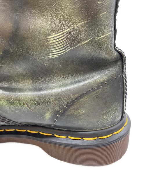 Dr.Martens（ドクターマーチン）Dr.Martens (ドクターマーチン) 8ホールブーツ グリーン サイズ:サイズ印字カスレにより不明の古着・服飾アイテム