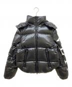 VALENTINOヴァレンティノ）の古着「VLTN ナイロンラッケ パディドジャケット」｜ブラック