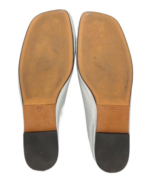 3.1 phillip lim（スリーワンフィリップリム）3.1 phillip lim (スリーワンフィリップリム) バックギャザー フラットシューズ シルバー サイズ:SIZE 39の古着・服飾アイテム