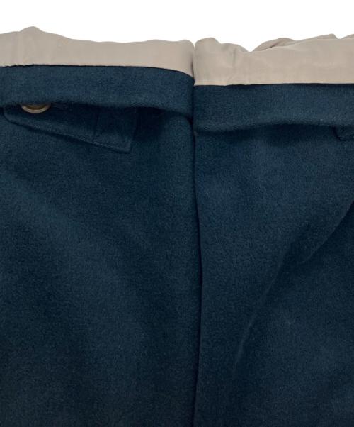 Christian Dior MONSIEUR（クリスチャンディオールムッシュ）Christian Dior MONSIEUR (クリスチャンディオールムッシュ) カシミヤ混コート ブルー サイズ:Lの古着・服飾アイテム