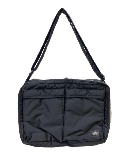 PORTER（ポーター）PORTER (ポーター) 2層式 ショルダーバッグ XL ブラックの古着・服飾アイテム
