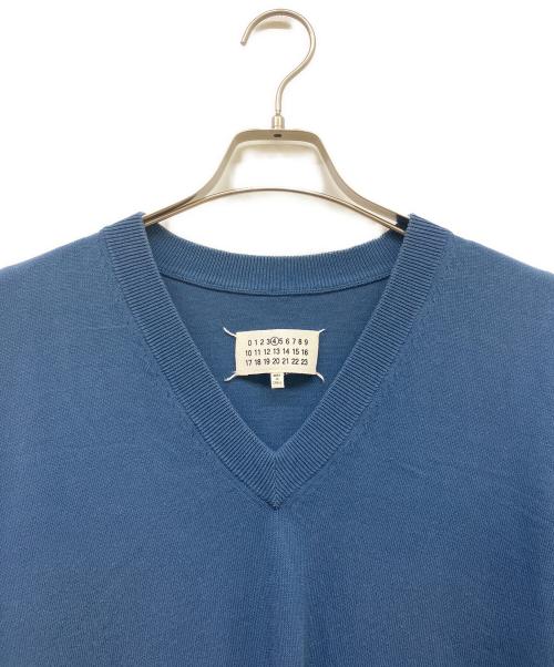 Maison Margiela（メゾンマルジェラ）Maison Margiela (メゾンマルジェラ) ニットベスト ネイビー サイズ:SIZE Mの古着・服飾アイテム
