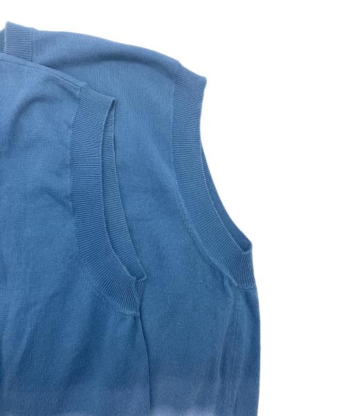 Maison Margiela（メゾンマルジェラ）Maison Margiela (メゾンマルジェラ) ニットベスト ネイビー サイズ:SIZE Mの古着・服飾アイテム