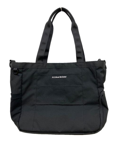 F.C.R.B.（エフシーレアルブリストル）F.C.R.B. (エフシーレアルブリストル) TOUR TOTE BAG ブラックの古着・服飾アイテム