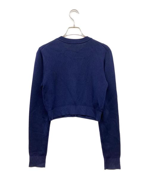 H BEAUTY&YOUTH（エイチ ビューティー&ユース）H BEAUTY&YOUTH (エイチ ビューティー&ユース) SHORT CARDIGAN ネイビー サイズ:Freeの古着・服飾アイテム