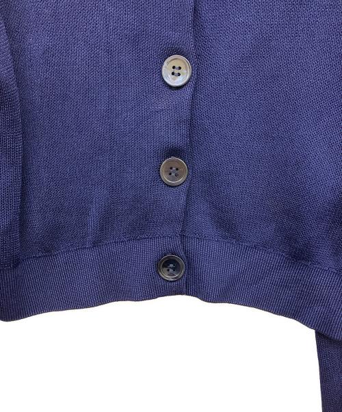 H BEAUTY&YOUTH（エイチ ビューティー&ユース）H BEAUTY&YOUTH (エイチ ビューティー&ユース) SHORT CARDIGAN ネイビー サイズ:Freeの古着・服飾アイテム