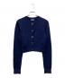 H BEAUTY&YOUTH（エイチ ビューティー&ユース）の古着「SHORT CARDIGAN」｜ネイビー