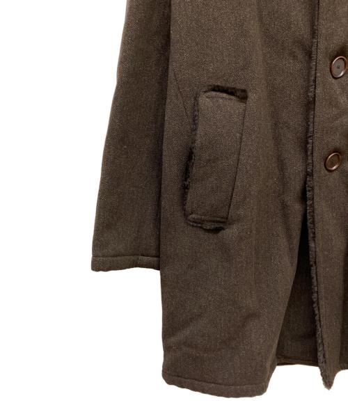 DOLCE & GABBANA（ドルチェ＆ガッバーナ）DOLCE & GABBANA (ドルチェ＆ガッバーナ) ウール混ロングコート ブラウン サイズ:48の古着・服飾アイテム