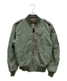 HOUSTON（ヒューストン）の古着「L-2B FLIGHT JACKET」｜カーキ