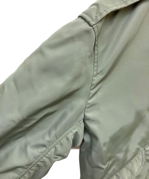 HOUSTON（ヒューストン）HOUSTON (ヒューストン) L-2B FLIGHT JACKET カーキ サイズ:LARGEの古着・服飾アイテム