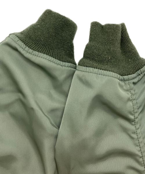 HOUSTON（ヒューストン）HOUSTON (ヒューストン) L-2B FLIGHT JACKET カーキ サイズ:LARGEの古着・服飾アイテム