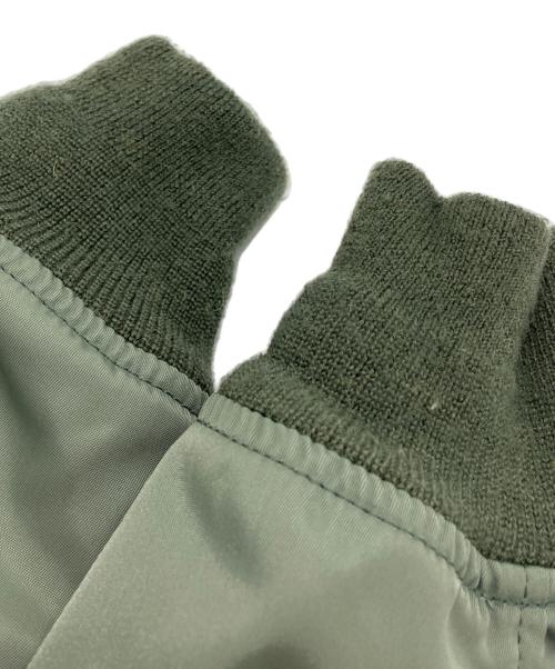 HOUSTON（ヒューストン）HOUSTON (ヒューストン) L-2B FLIGHT JACKET カーキ サイズ:LARGEの古着・服飾アイテム