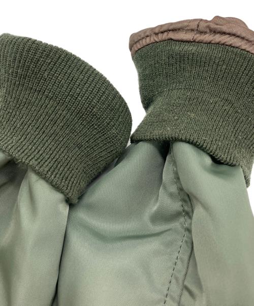 HOUSTON（ヒューストン）HOUSTON (ヒューストン) L-2B FLIGHT JACKET カーキ サイズ:LARGEの古着・服飾アイテム