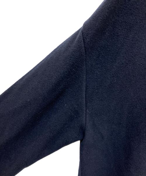 journal standard luxe（ジャーナルスタンダード ラックス）journal standard luxe (ジャーナルスタンダード ラックス) H+ HANNOH WESSEL (アッシュプリュス アノー ヴェセル) 別注ウール混コート ネイビー サイズ:38の古着・服飾アイテム