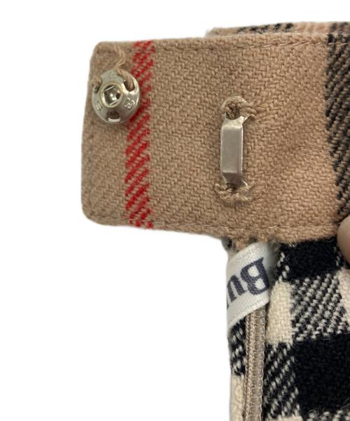 Burberry's（バーバリーズ）Burberry's (バーバリーズ) ノバチェックウールスカート ベージュ サイズ:Lの古着・服飾アイテム