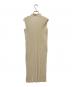PLEATS PLEASE (プリーツプリーズ) ボウタイワンピース ベージュ サイズ:3：18000円