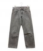 Acne studiosアクネ ストゥディオス）の古着「acne studios 2003 worn grey デニムパンツ」｜グレー