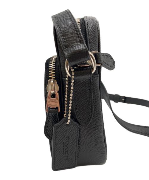 COACH（コーチ）COACH (コーチ) クロスグレイン ベケット クロスボディ ショルダー バッグ ブラックの古着・服飾アイテム