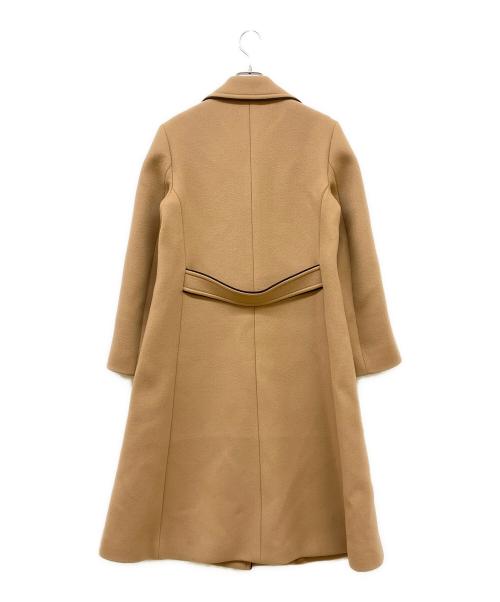 GUCCI（グッチ）GUCCI (グッチ) シングルブレスト ウールロングコート ベージュ サイズ:40の古着・服飾アイテム