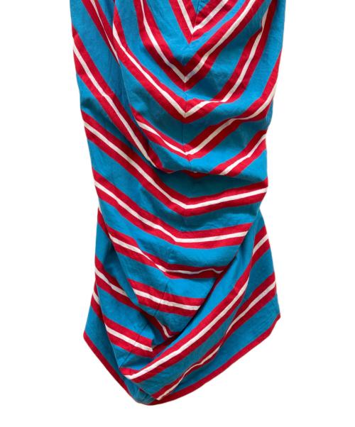 LOEWE（ロエベ）LOEWE (ロエベ) BLUE Asymmetrical dress ブルー サイズ:Mの古着・服飾アイテム