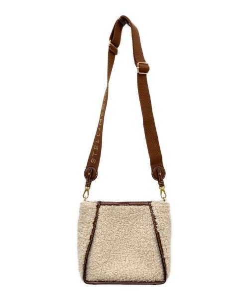 STELLA McCARTNEY（ステラマッカートニー）STELLA McCARTNEY (ステラマッカートニー) テディクロスボディバック アイボリー×ブラウンの古着・服飾アイテム