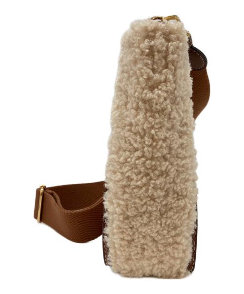 STELLA McCARTNEY（ステラマッカートニー）STELLA McCARTNEY (ステラマッカートニー) テディクロスボディバック アイボリー×ブラウンの古着・服飾アイテム