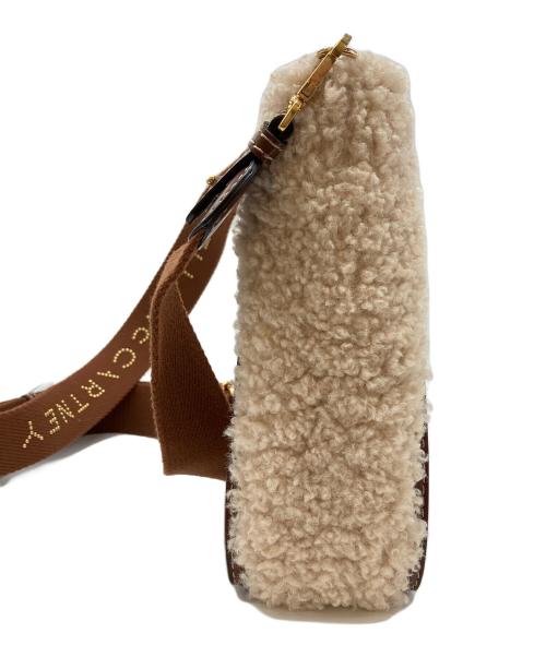 STELLA McCARTNEY（ステラマッカートニー）STELLA McCARTNEY (ステラマッカートニー) テディクロスボディバック アイボリー×ブラウンの古着・服飾アイテム