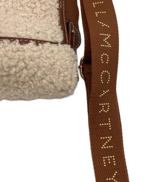 STELLA McCARTNEY（ステラマッカートニー）STELLA McCARTNEY (ステラマッカートニー) テディクロスボディバック アイボリー×ブラウンの古着・服飾アイテム