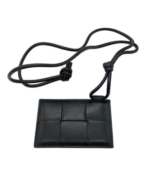 BOTTEGA VENETA（ボッテガベネタ）BOTTEGA VENETA (ボッテガベネタ) カセットバッジホルダーパスケース ブラックの古着・服飾アイテム