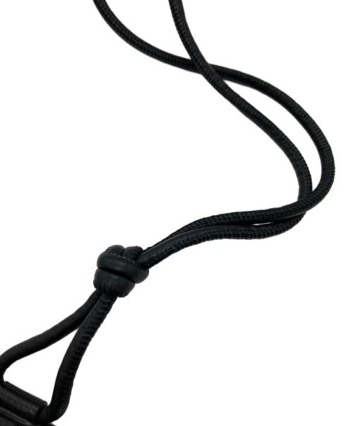 BOTTEGA VENETA（ボッテガベネタ）BOTTEGA VENETA (ボッテガベネタ) カセットバッジホルダーパスケース ブラックの古着・服飾アイテム