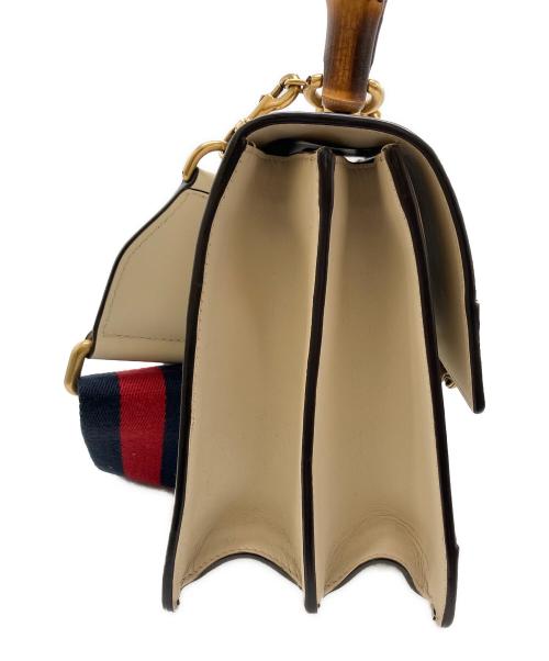 GUCCI（グッチ）GUCCI (グッチ) バンブーディオニュソスミディアム2WAY アイボリーの古着・服飾アイテム