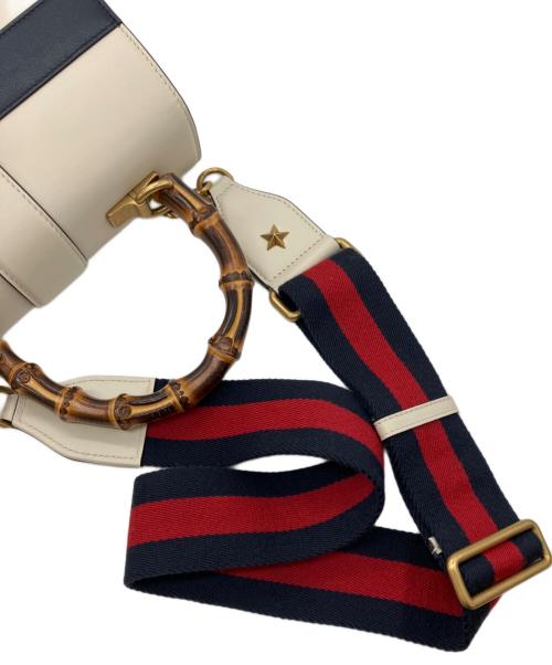 GUCCI（グッチ）GUCCI (グッチ) バンブーディオニュソスミディアム2WAY アイボリーの古着・服飾アイテム