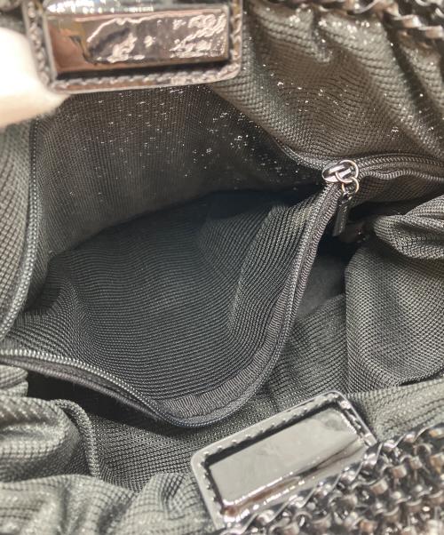 ANTEPRIMA（アンテプリマ）ANTEPRIMA (アンテプリマ) フィオリトゥーラ ワイヤーバッグ エナメルブラックの古着・服飾アイテム