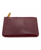 Cartierカルティエ）の古着「マストラインキーフック付コインケース」｜ボルドー