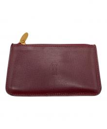 Cartier（カルティエ）の古着「マストラインキーフック付コインケース」｜ボルドー