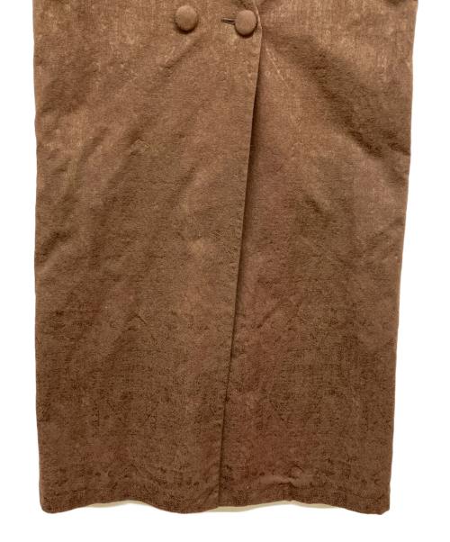 LESS（レス）LESS (レス) ロングベスト ブラウン サイズ:Freeの古着・服飾アイテム