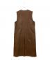 LESS (レス) ロングベスト ブラウン サイズ:Free：8000円