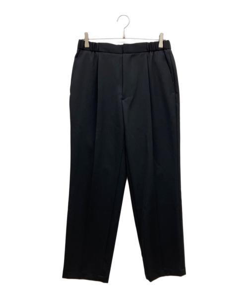 CABAN（キャバン）CABAN (キャバン) ウールギャバジン 1タックテーパードパンツ ブラック サイズ:Mの古着・服飾アイテム