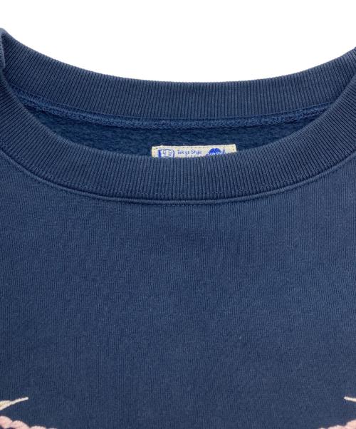 BEAMS（ビームス）BEAMS (ビームス) SUKA CREW SWEAT EMBROIDERED ネイビー サイズ:SIZE Mの古着・服飾アイテム