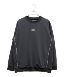 DUFFER×UMBRO（ダファー×アンブロ）の古着「TRACK CREW SWETT」｜ブラック