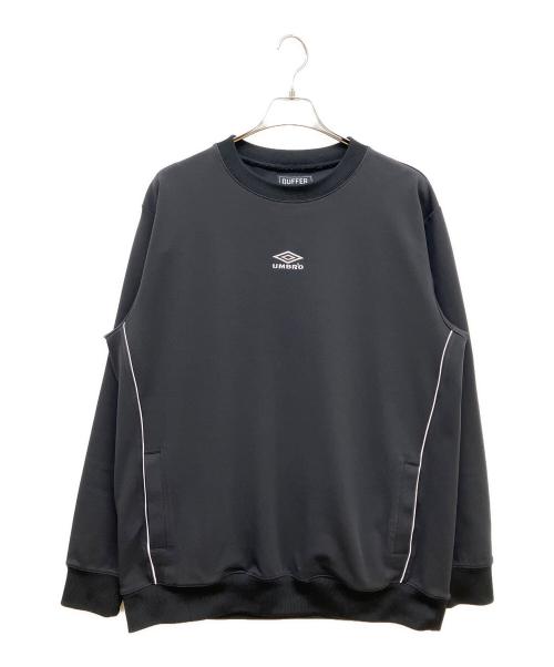 DUFFER（ダファー）DUFFER (ダファー) UMBRO (アンブロ) TRACK CREW SWETT ブラック サイズ:XLの古着・服飾アイテム