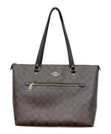 COACH（コーチ）の古着「ギャラリー トート シグネチャー キャンバス」｜ブラウン