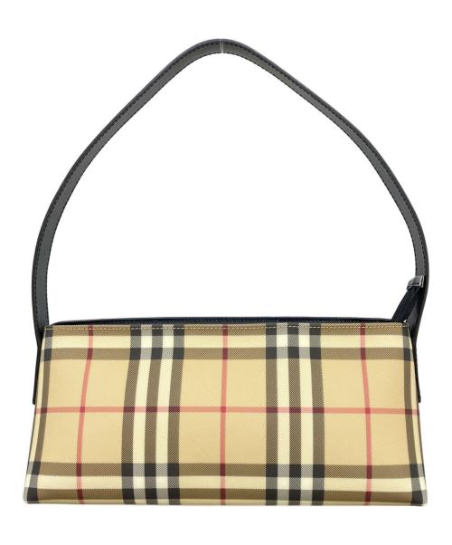 BURBERRY LONDON（バーバリーロンドン）BURBERRY LONDON (バーバリーロンドン) ノバチェックワンショルダーバッグ ベージュの古着・服飾アイテム