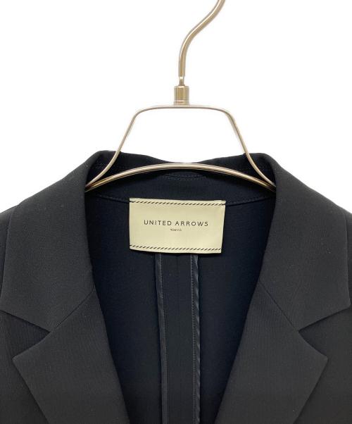 UNITED ARROWS（ユナイテッドアローズ）UNITED ARROWS (ユナイテッドアローズ) drapy テーラード ジャケット ブラック サイズ:36 未使用品の古着・服飾アイテム