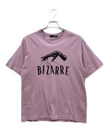 Thee Hysteric XXX（ジィ ヒステリックトリプルエックス）の古着「LEATHER HAND Tシャツ」｜パープル
