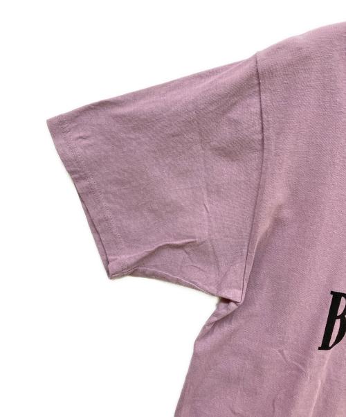 Thee Hysteric XXX（ジィ ヒステリックトリプルエックス）Thee Hysteric XXX (ジィ ヒステリックトリプルエックス) LEATHER HAND Tシャツ パープル サイズ:Mの古着・服飾アイテム