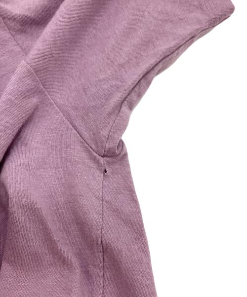 Thee Hysteric XXX（ジィ ヒステリックトリプルエックス）Thee Hysteric XXX (ジィ ヒステリックトリプルエックス) LEATHER HAND Tシャツ パープル サイズ:Mの古着・服飾アイテム