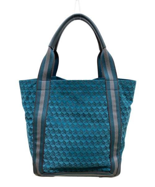 ANYA HINDMARCH（アニヤ・ハインドマーチ）ANYA HINDMARCH (アニヤ・ハインドマーチ) ポントトート ベルベット グリーンの古着・服飾アイテム