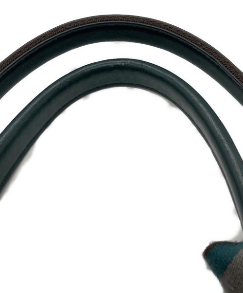 ANYA HINDMARCH（アニヤ・ハインドマーチ）ANYA HINDMARCH (アニヤ・ハインドマーチ) ポントトート ベルベット グリーンの古着・服飾アイテム